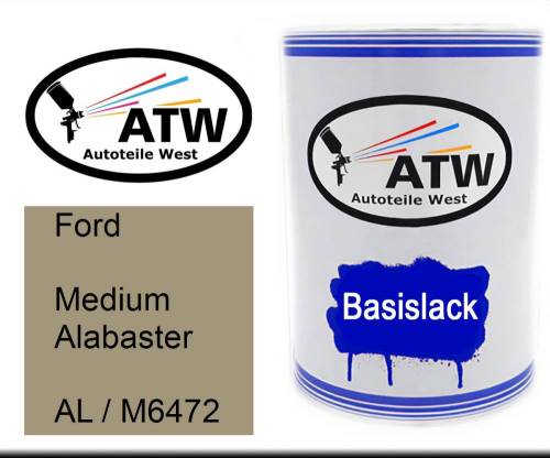 Ford, Medium Alabaster, AL / M6472: 500ml Lackdose, von ATW Autoteile West.